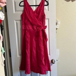 J pererman pink midi dress size 10